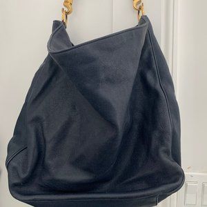 Yves Saint Laurent Navy Hobo Bag